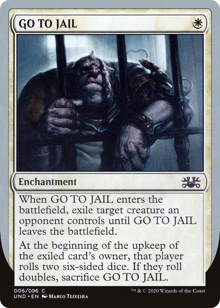 MTG - GO TO JAIL - Unsanctioned (und)