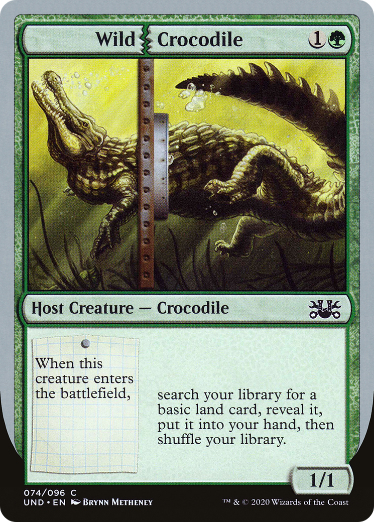 MTG - Wild Crocodile - Unsanctioned (und)