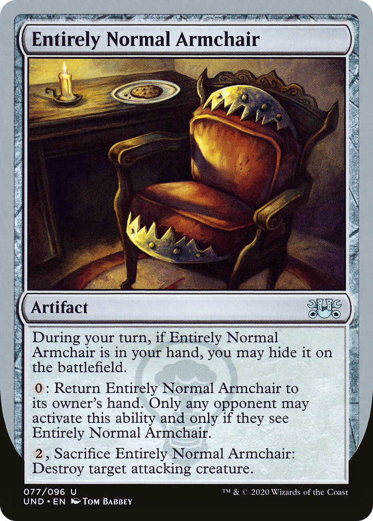 MTG - Entirely Normal Armchair - Unsanctioned (und)