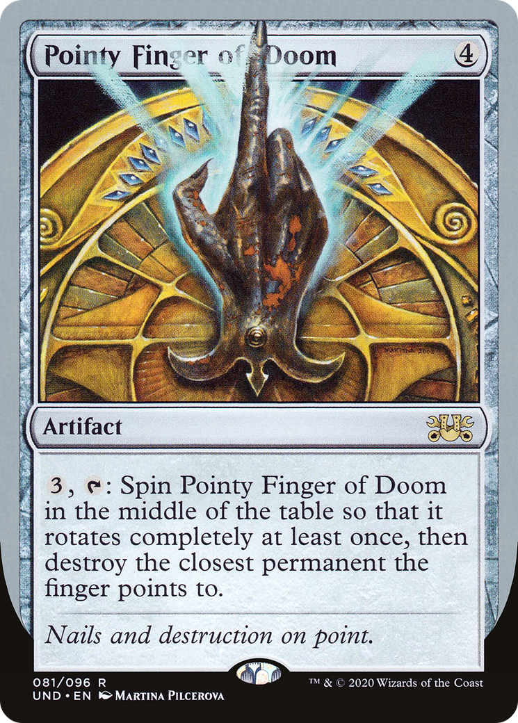 MTG - Pointy Finger of Doom - Unsanctioned (und)