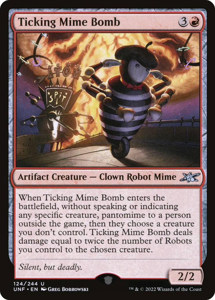 MTG - Ticking Mime Bomb - Unfinity (UNF)