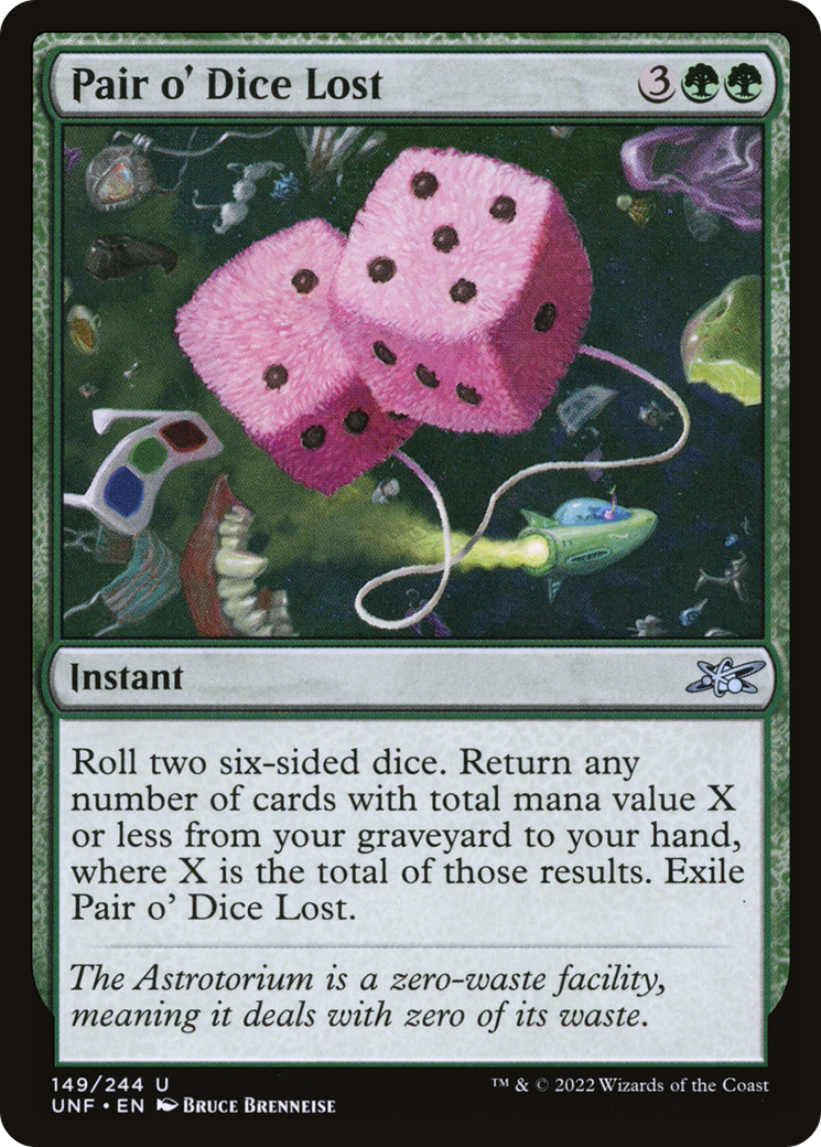 MTG - Pair o' Dice Lost - Unfinity (UNF)