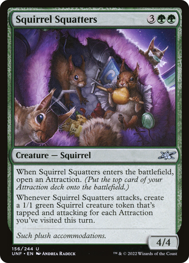 MTG - Squirrel Squatters - Unfinity (UNF)