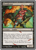 Card featuring a creature named 'Bloodletter' with game text and artwork.