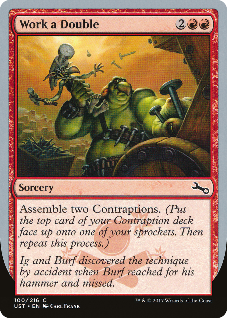MTG - Work a Double - Unstable (ust)