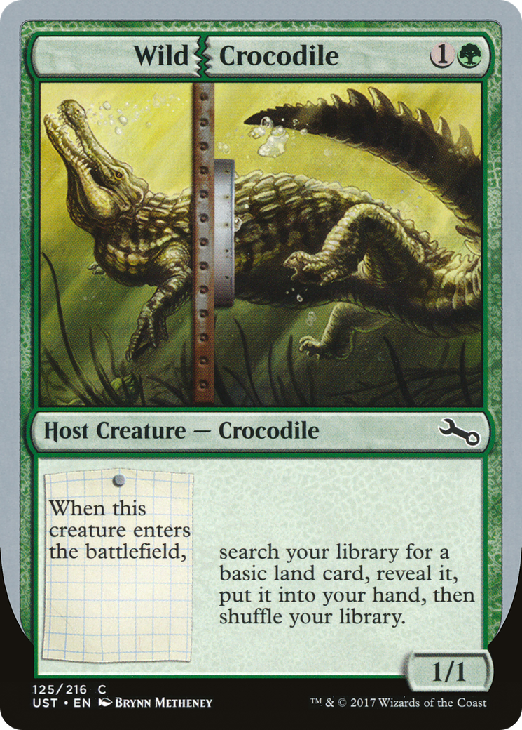 MTG - Wild Crocodile - Unstable (ust)