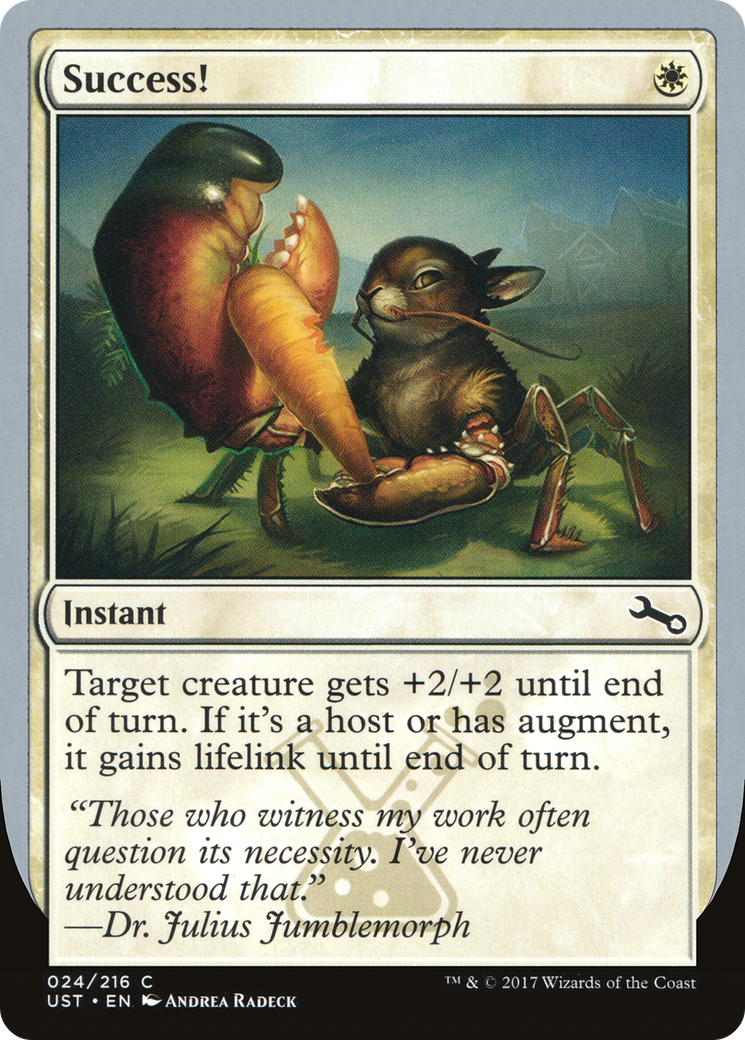 MTG - Success! - Unstable (ust)
