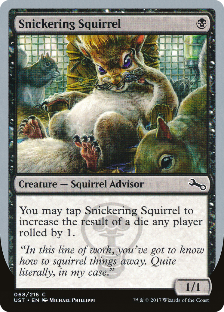 MTG - Snickering Squirrel - Unstable (ust)