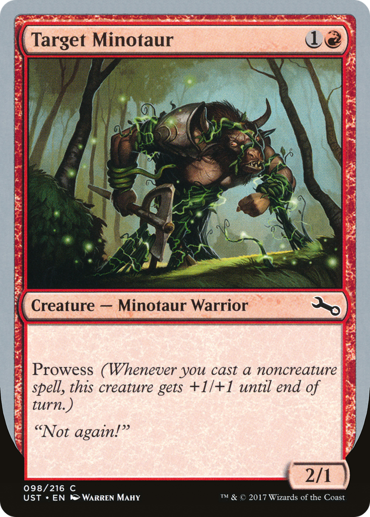 Target Minotaur (98d)