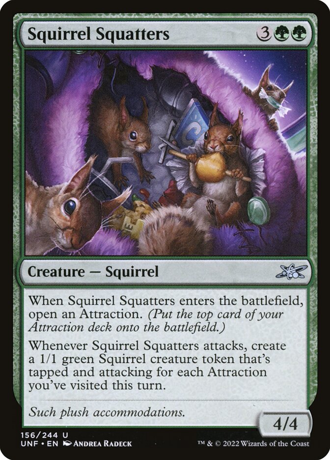 MTG - Squirrel Squatters - Unfinity (SOS)