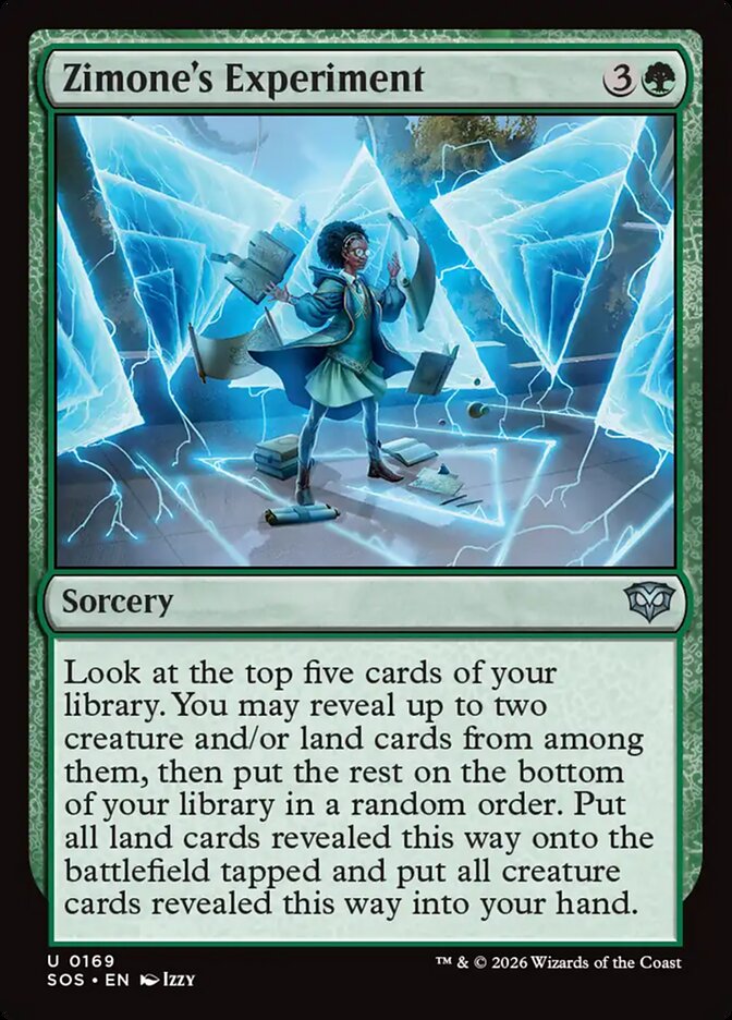 MTG - Zimone's Experiment - Secrets of Strixhaven (SOS)