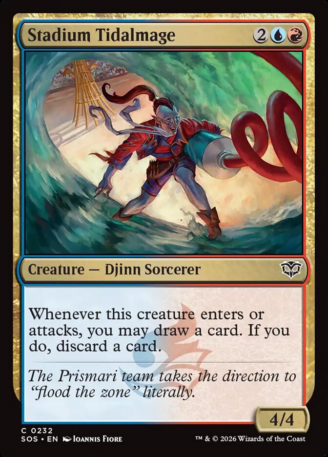 MTG - Stadium Tidalmage - Secrets of Strixhaven (SOS)
