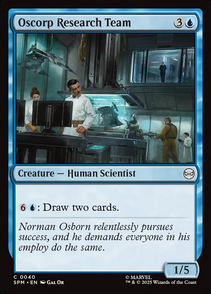 MTG - Oscorp Research Team - Marvel's Spider-Man (SOS)