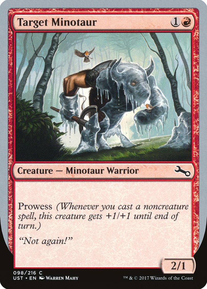 MTG - Target Minotaur - Unstable (SOS)