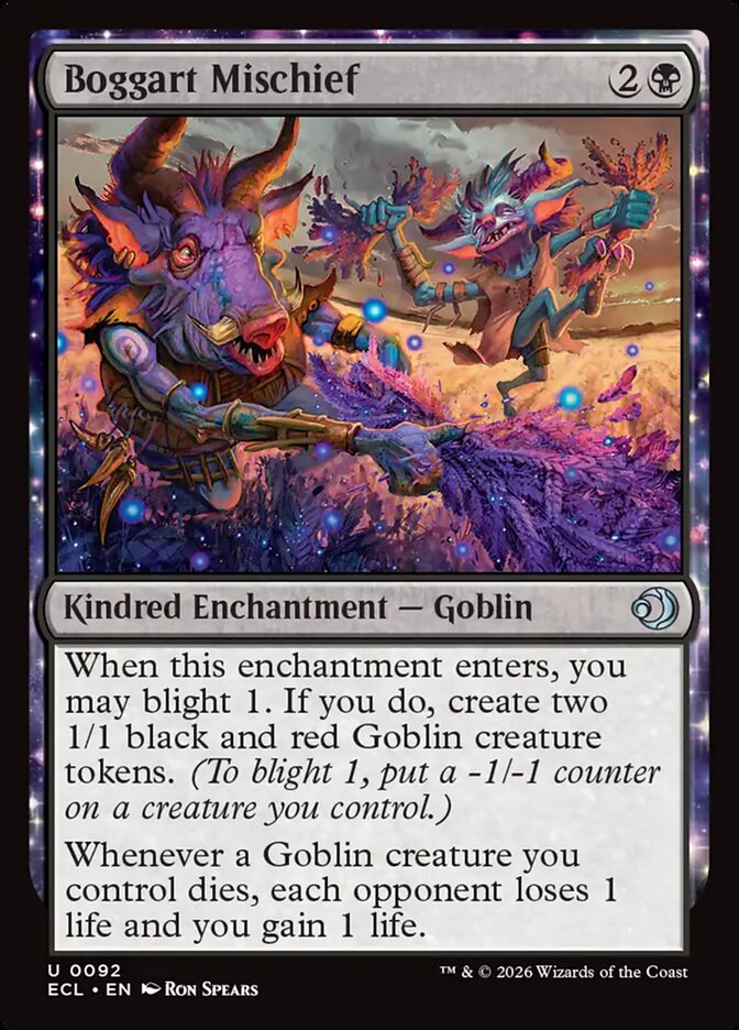 MTG - Boggart Mischief - Lorwyn Eclipsed (SOS)