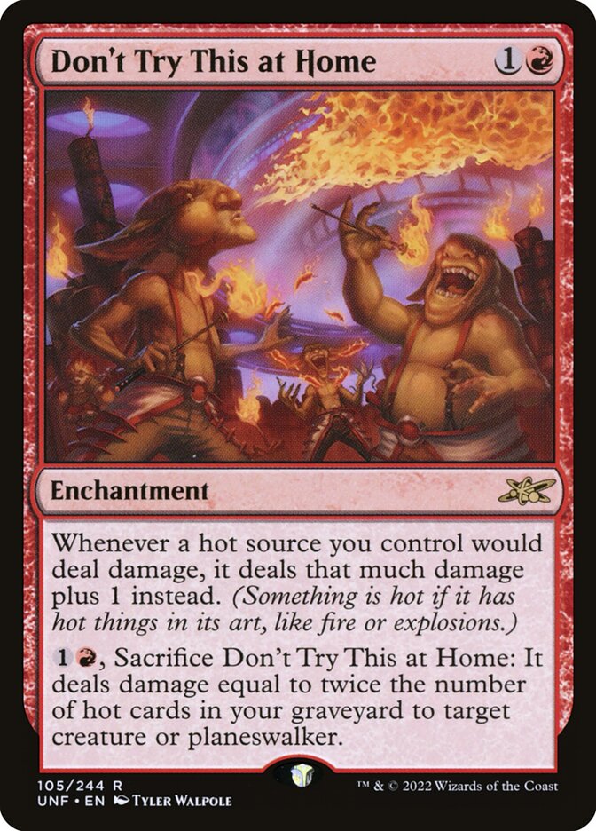 MTG - Don't Try This at Home - Unfinity (SOS)