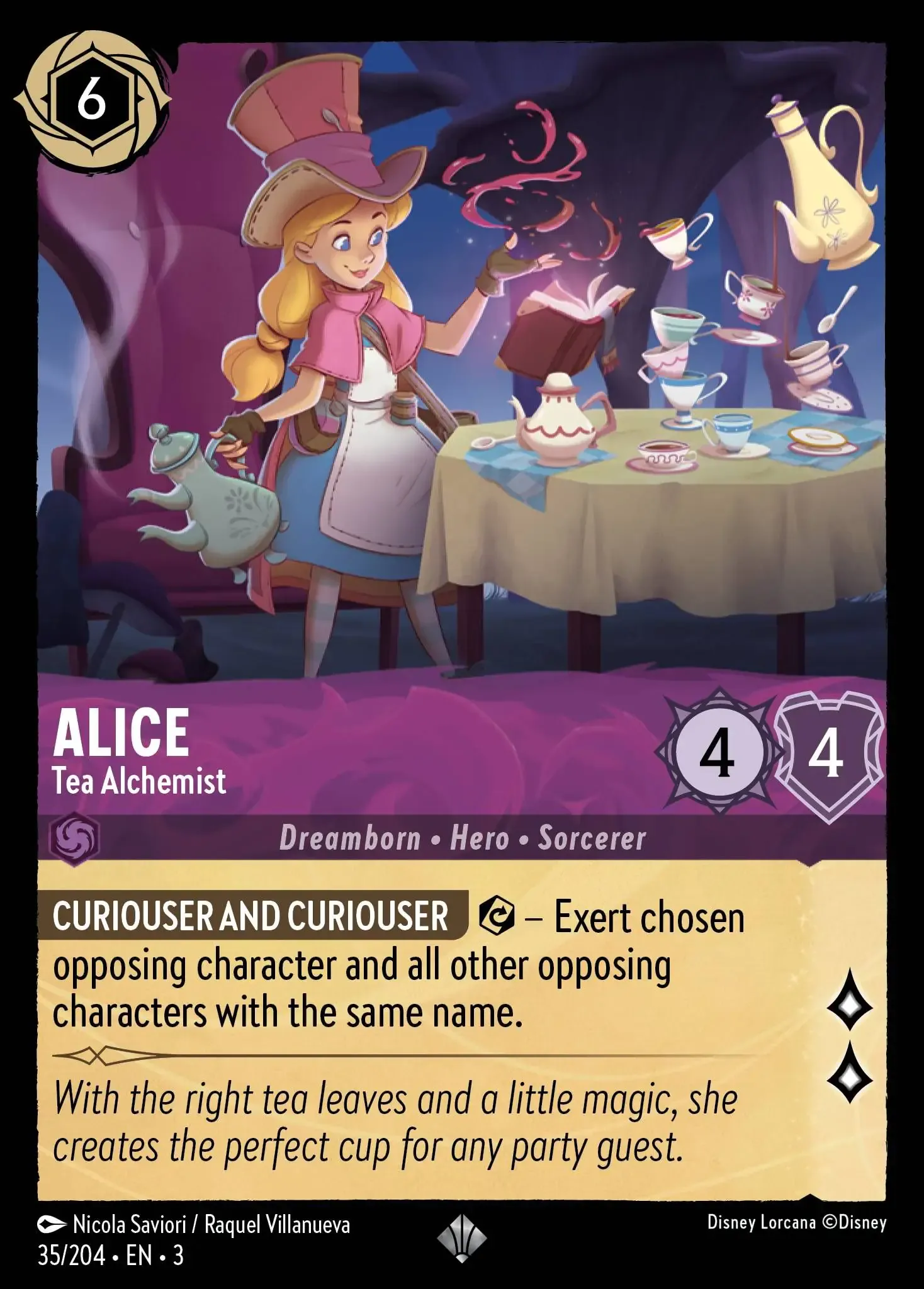 Lorcana - Alice - Tea Alchemist - Into the Inklands