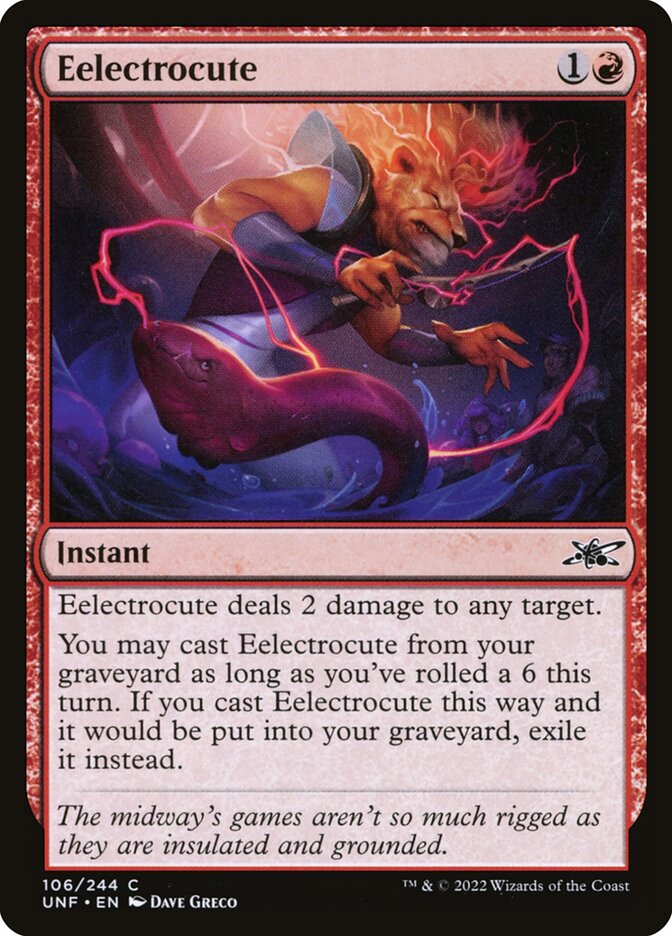 MTG - Eelectrocute - Unfinity (SOS)