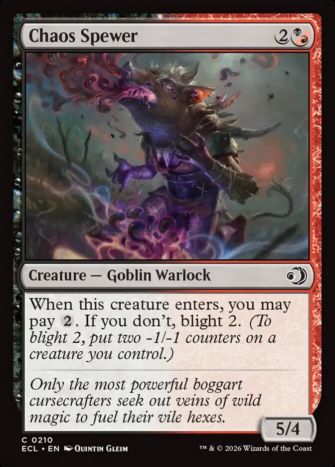MTG - Chaos Spewer - Lorwyn Eclipsed (SOS)