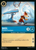 Lorcana - Basil - Perceptive Investigator - Rise of the Floodborn