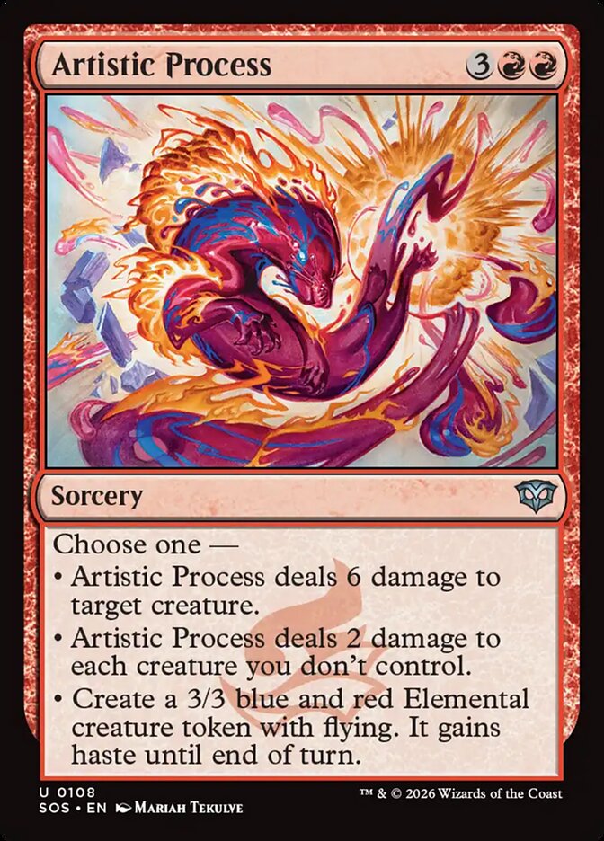 MTG - Artistic Process - Secrets of Strixhaven (SOS)