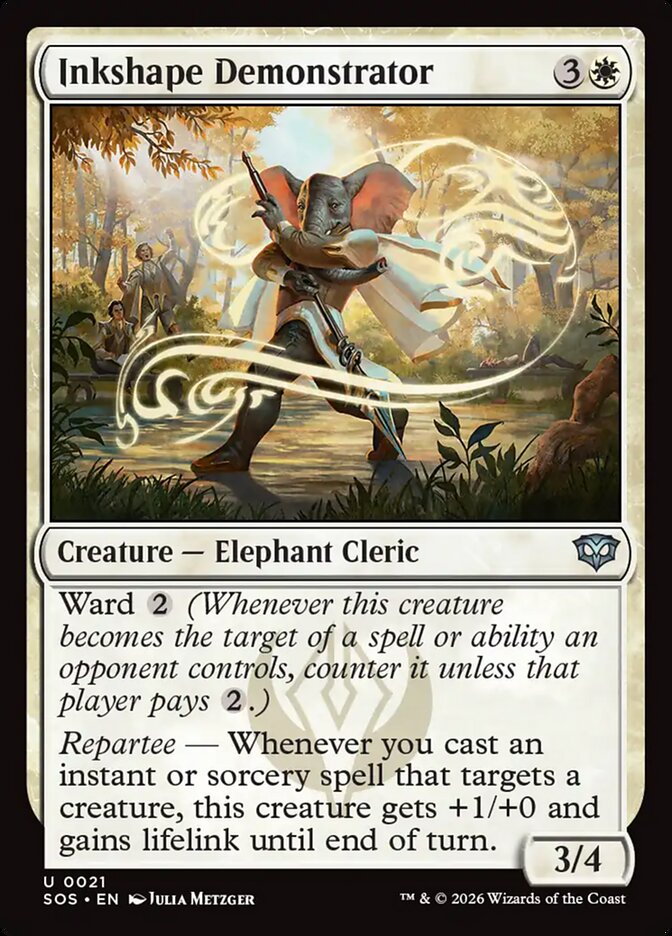 MTG - Inkshape Demonstrator - Secrets of Strixhaven (SOS)