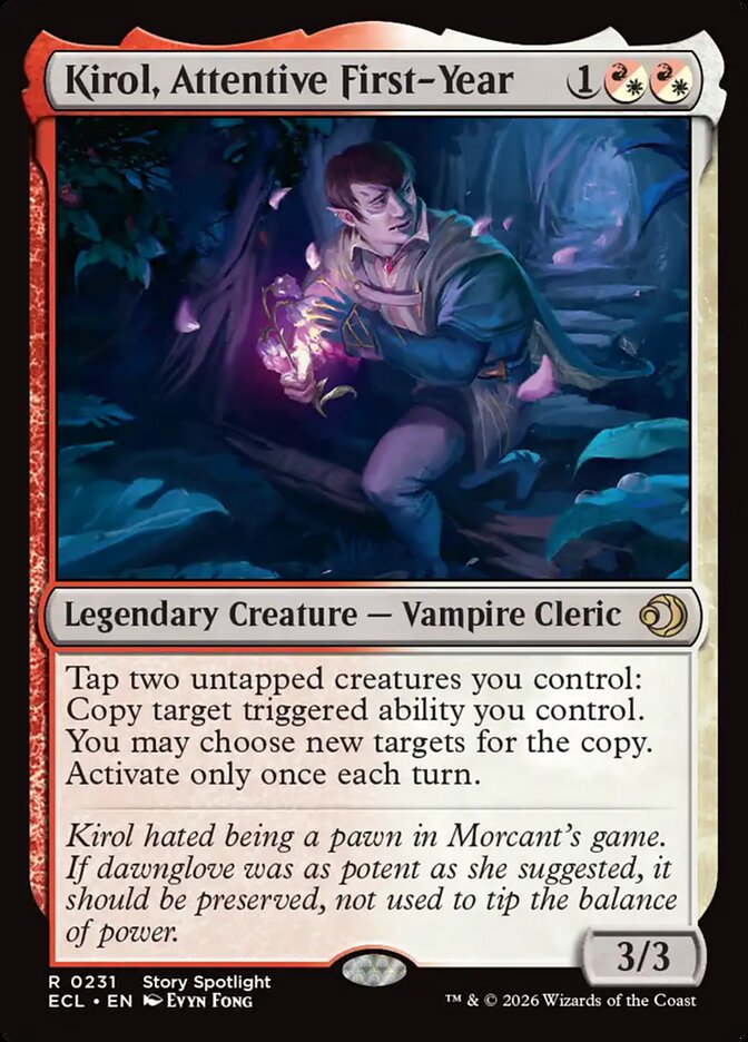 MTG - Kirol, Attentive First-Year - Lorwyn Eclipsed (SOS)