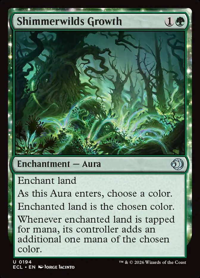 MTG - Shimmerwilds Growth - Lorwyn Eclipsed (SOS)