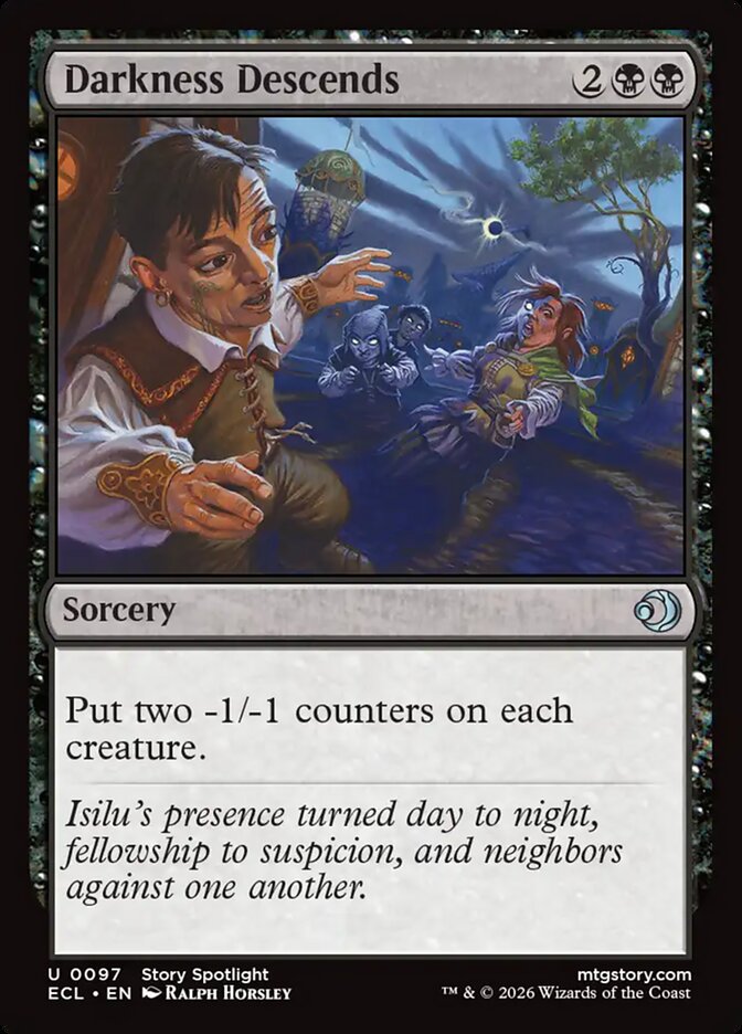 MTG - Darkness Descends - Lorwyn Eclipsed (SOS)