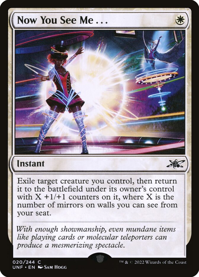 MTG - Now You See Me . . . - Unfinity (SOS)