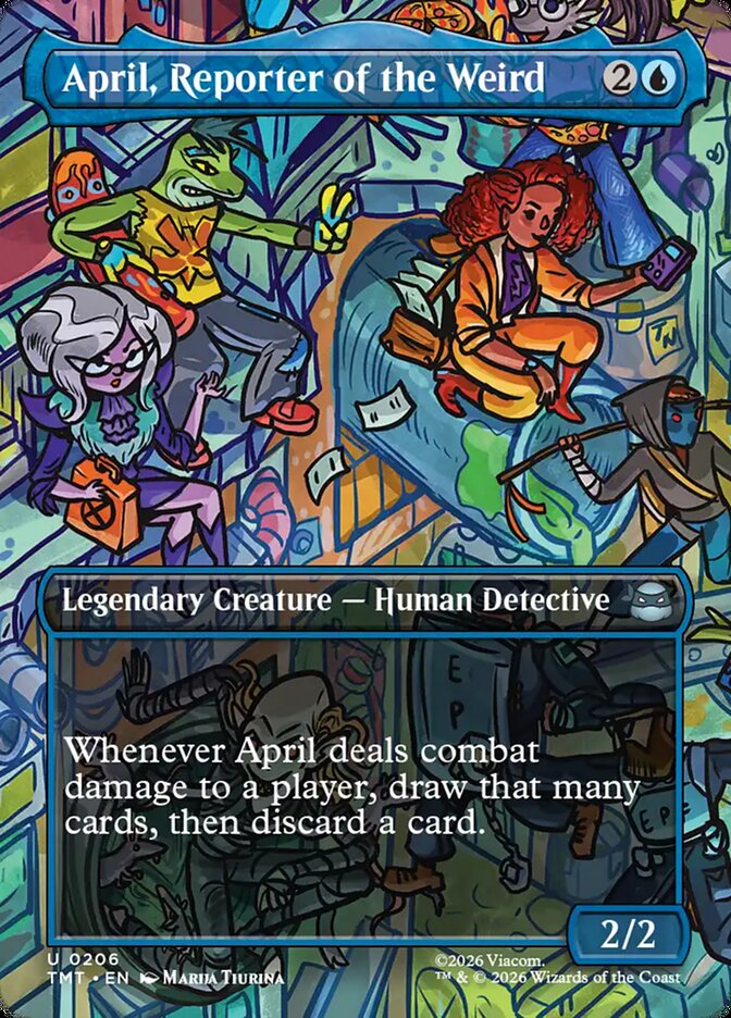 MTG - April, Reporter of the Weird - Teenage Mutant Ninja Turtles (SOS)