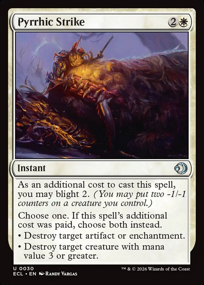MTG - Pyrrhic Strike - Lorwyn Eclipsed (SOS)