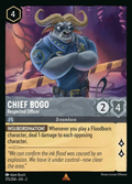 Lorcana - Chief Bogo - Respected Officer - Rise of the Floodborn