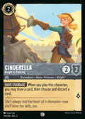 Lorcana - Cinderella - Knight In Training - Rise of the Floodborn