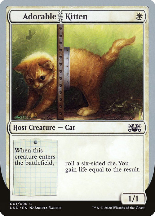 MTG - Adorable Kitten - Unsanctioned (SOS)