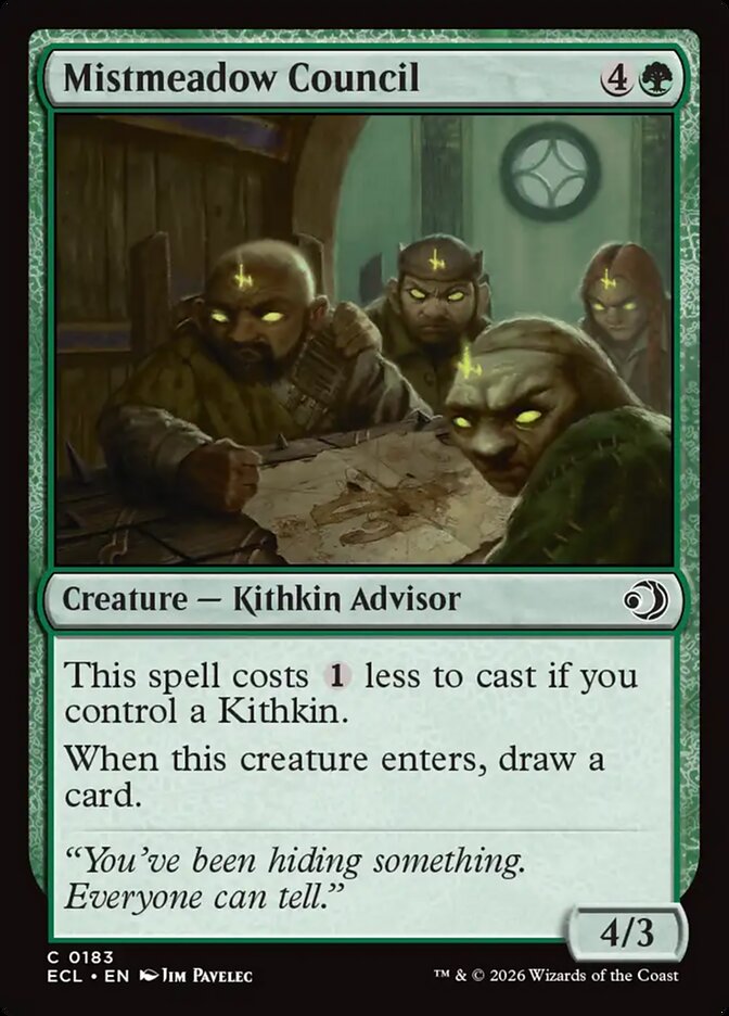 MTG - Mistmeadow Council - Lorwyn Eclipsed (SOS)