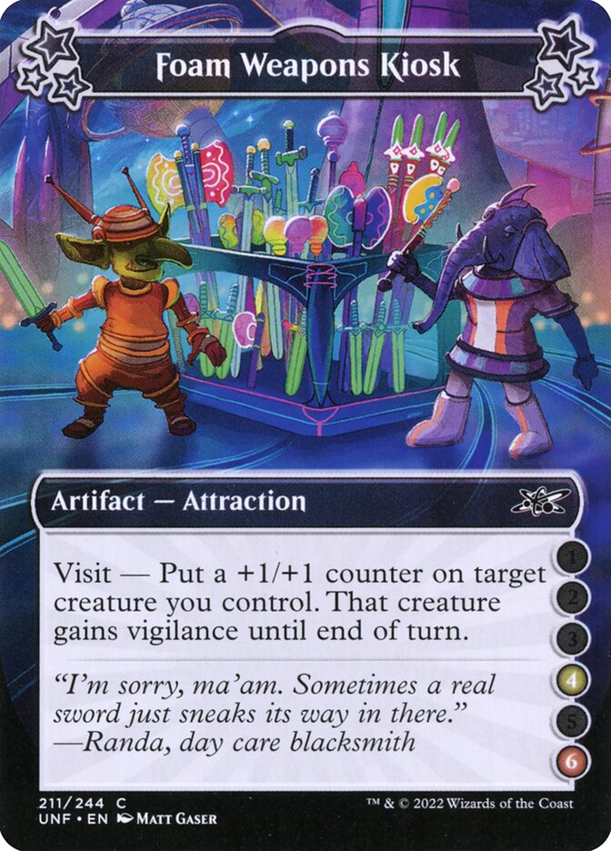 MTG - Foam Weapons Kiosk - Unfinity (SOS)