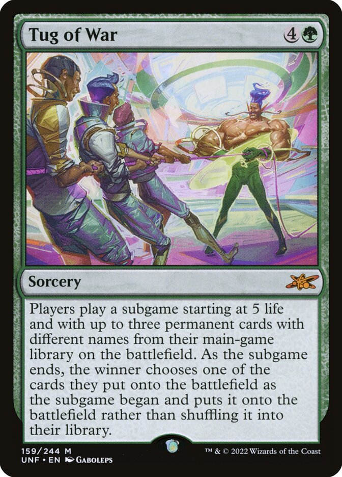 MTG - Tug of War - Unfinity (SOS)