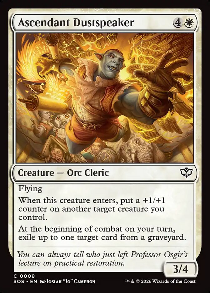 MTG - Ascendant Dustspeaker - Secrets of Strixhaven (SOS)
