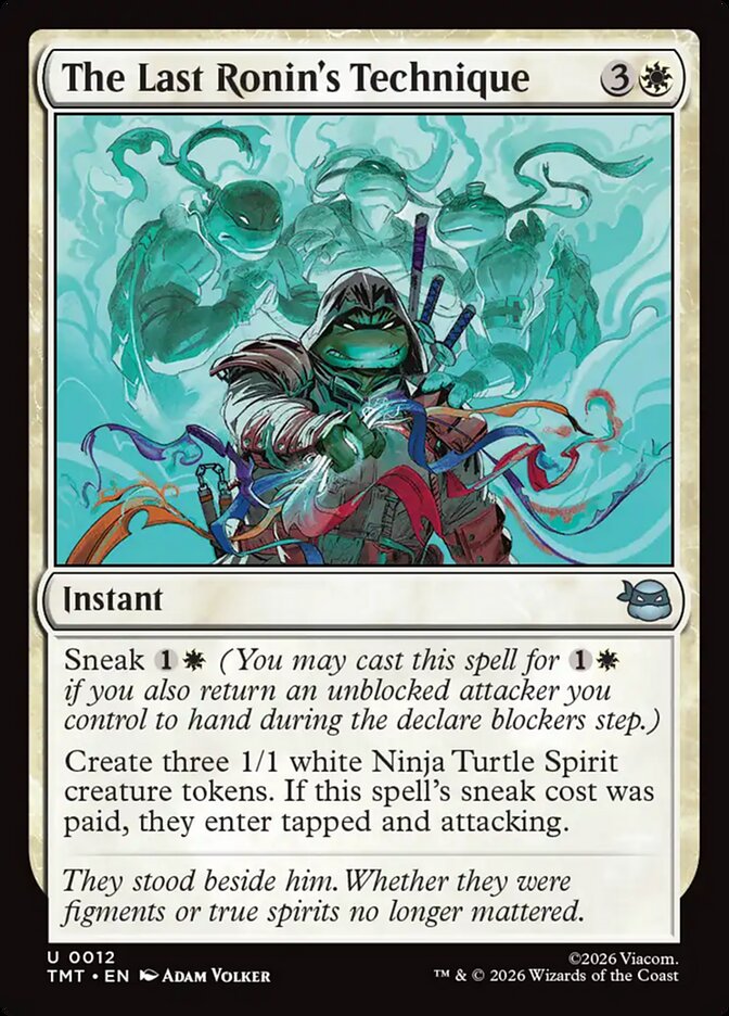 MTG - The Last Ronin's Technique - Teenage Mutant Ninja Turtles (SOS)