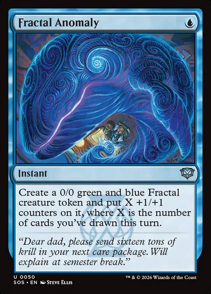 MTG - Fractal Anomaly - Secrets of Strixhaven (SOS)