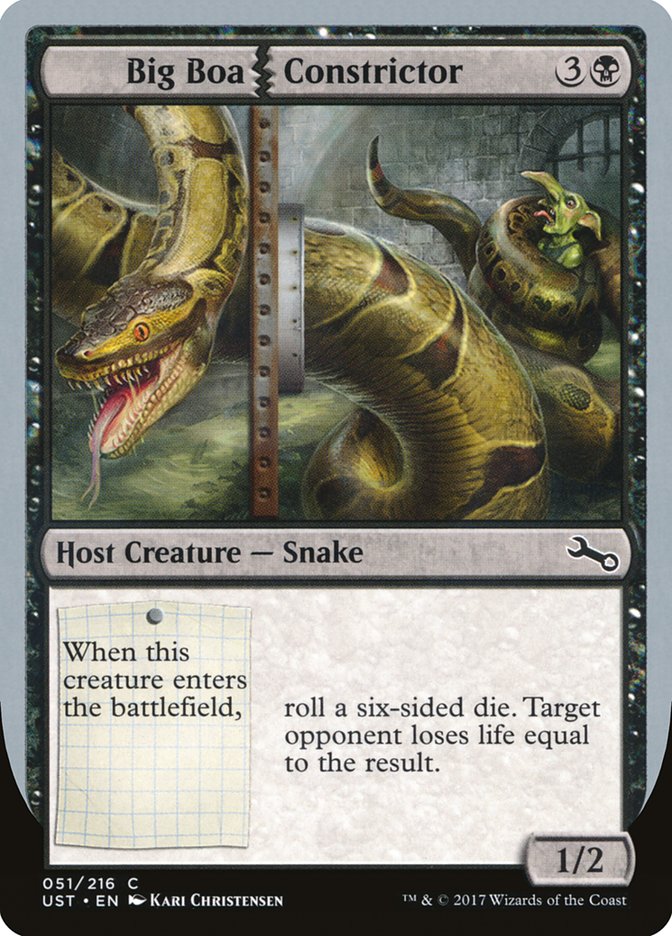 MTG - Big Boa Constrictor - Unstable (SOS)