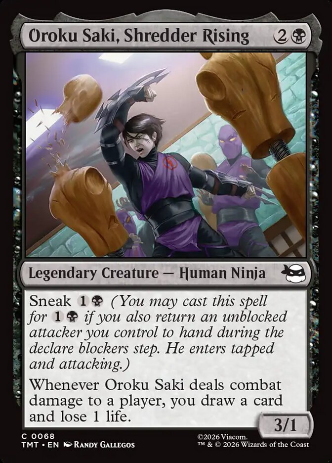 MTG - Oroku Saki, Shredder Rising - Teenage Mutant Ninja Turtles (SOS)