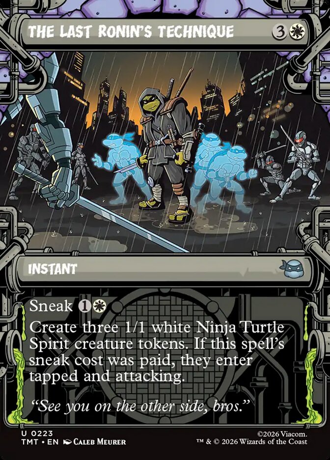 MTG - The Last Ronin's Technique - Teenage Mutant Ninja Turtles (SOS)