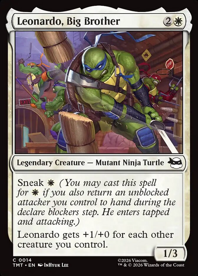 MTG - Leonardo, Big Brother - Teenage Mutant Ninja Turtles (SOS)