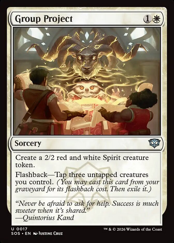 MTG - Group Project - Secrets of Strixhaven (SOS)