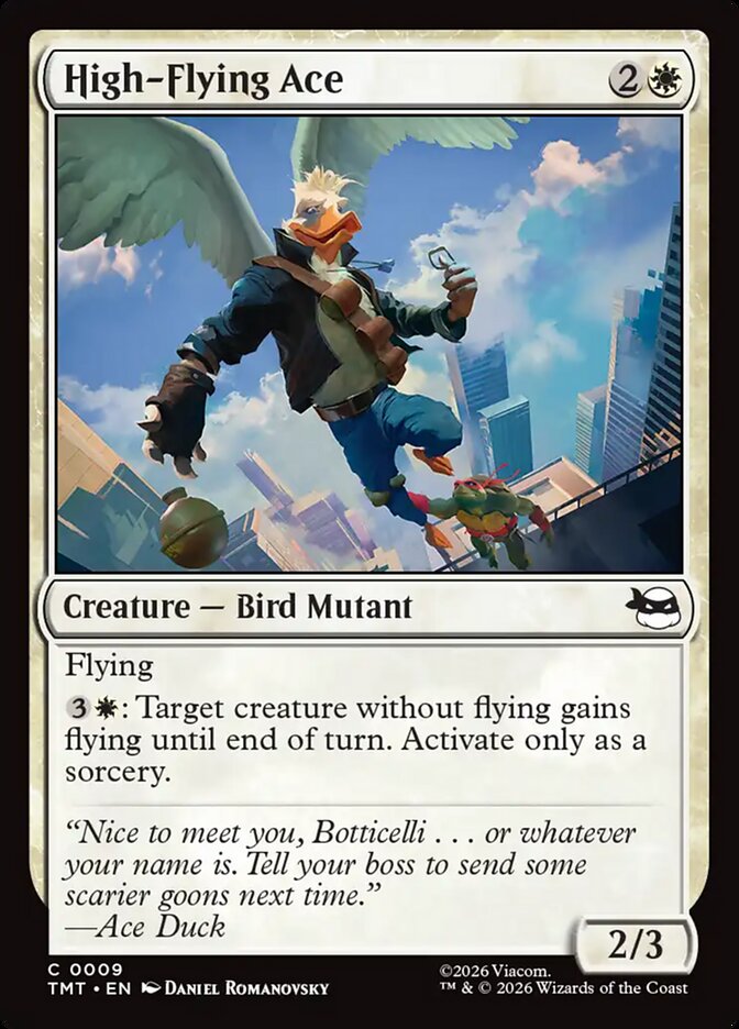 MTG - High-Flying Ace - Teenage Mutant Ninja Turtles (SOS)