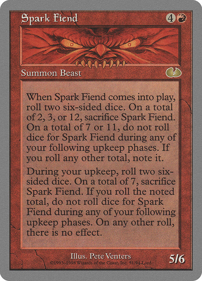 MTG - Spark Fiend - Unglued (SOS)