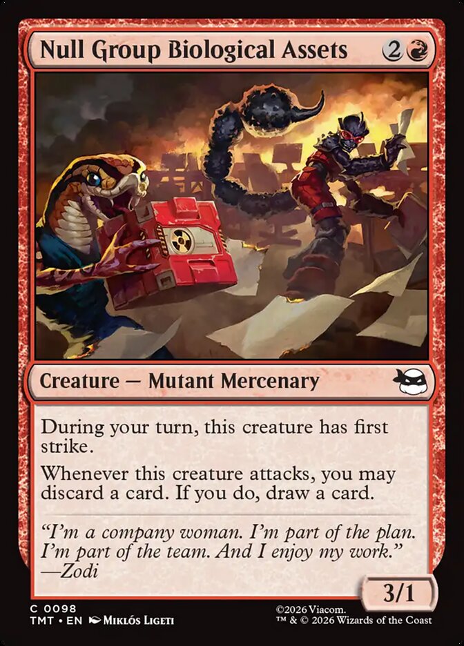 MTG - Null Group Biological Assets - Teenage Mutant Ninja Turtles (SOS)
