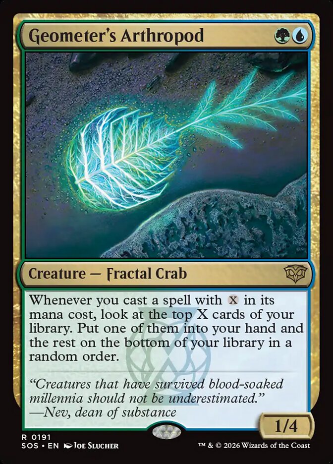 MTG - Geometer's Arthropod - Secrets of Strixhaven (SOS)